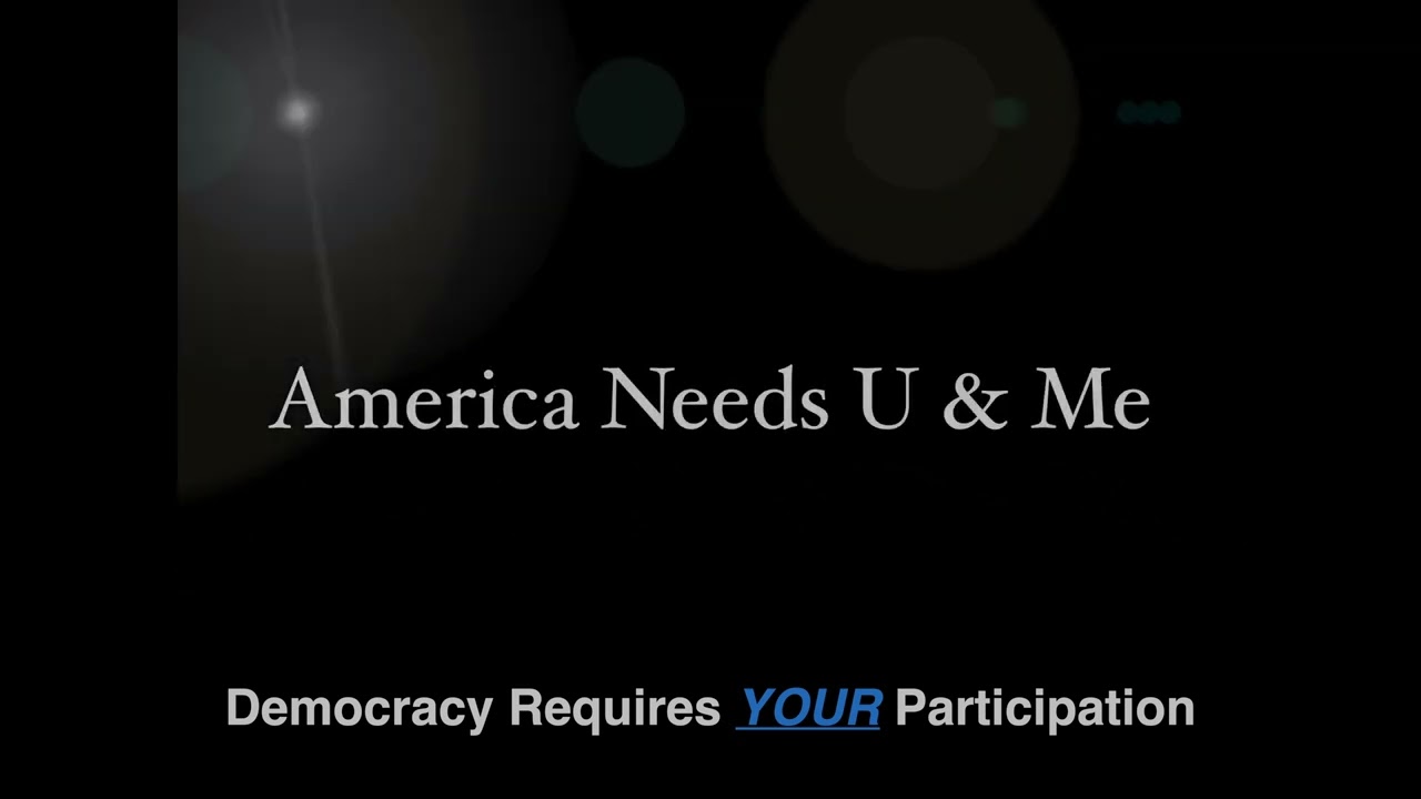 America Needs U and Me Keep Hope Alive